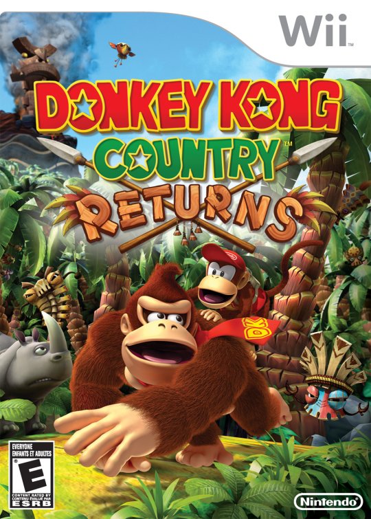 Donkey Kong Country Returns (Wii) box art