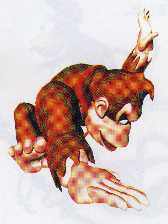 DK doing a hand slap