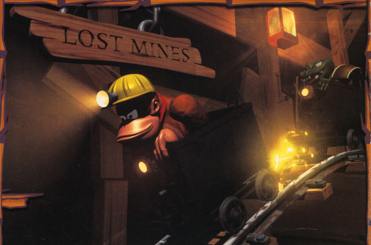 DK explores the "Lost Mines"